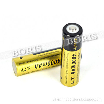 Boruit 3.7v 4000mAh 18650 li-ion rechargeable battery